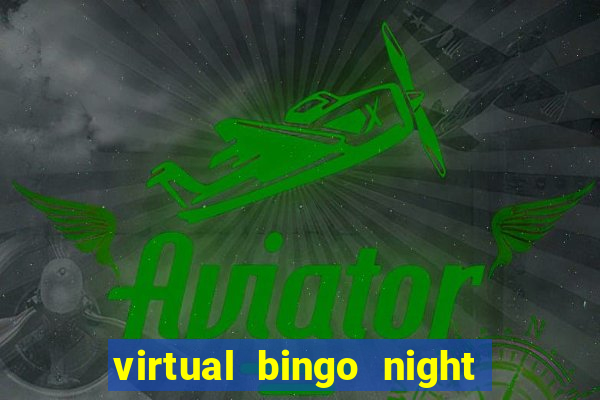 virtual bingo night with friends