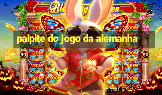 palpite do jogo da alemanha