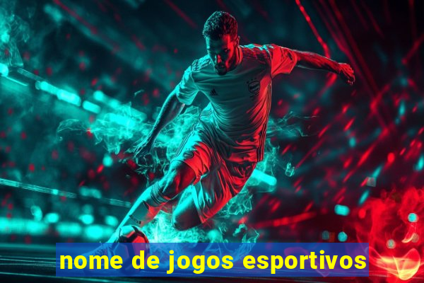 nome de jogos esportivos