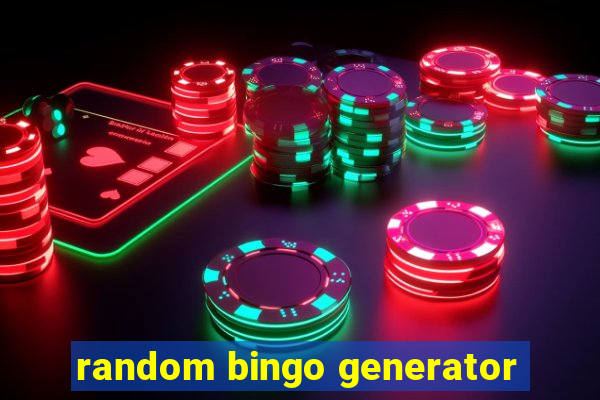 random bingo generator