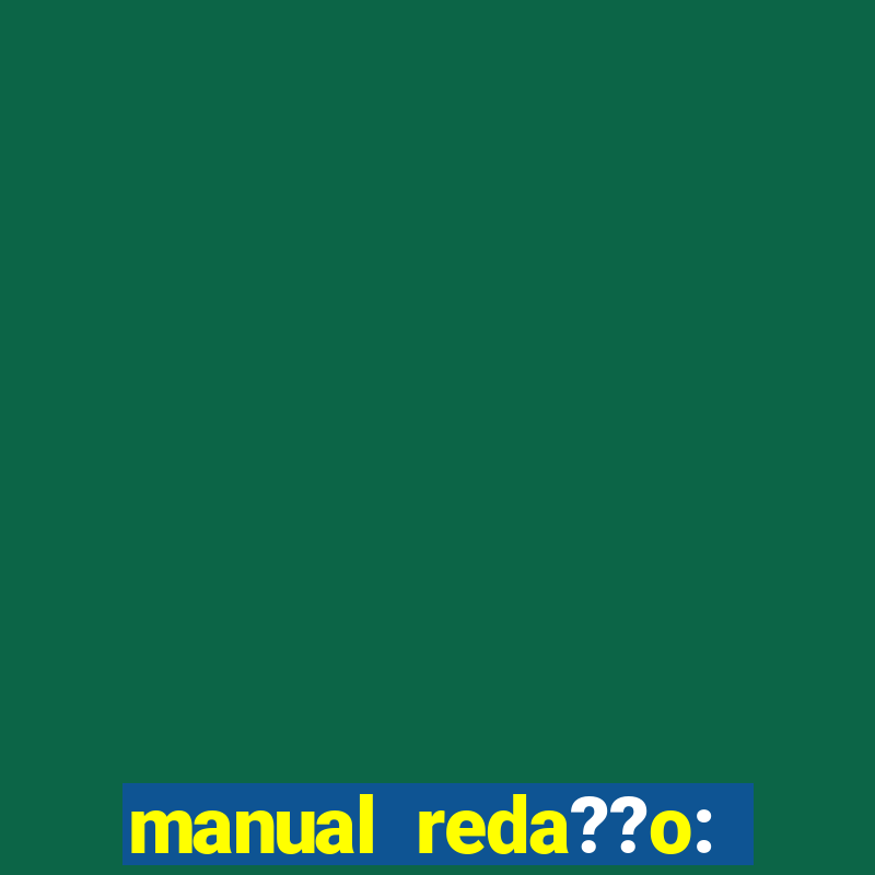 manual reda??o: folha pdf