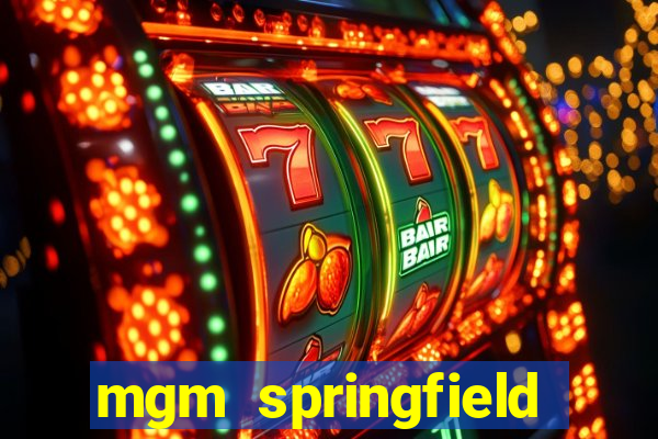 mgm springfield slot payout percentage