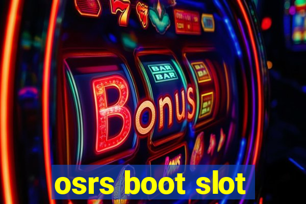 osrs boot slot