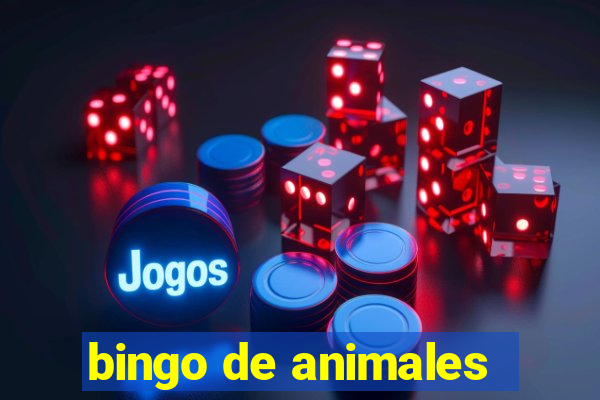 bingo de animales