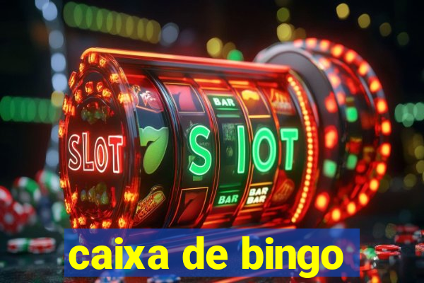 caixa de bingo