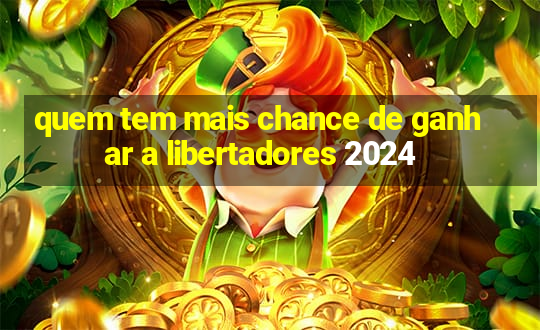 quem tem mais chance de ganhar a libertadores 2024