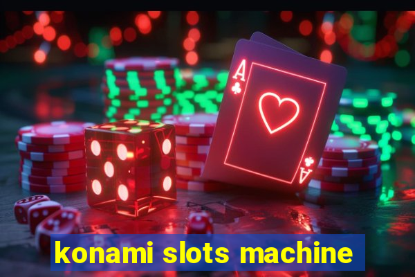 konami slots machine