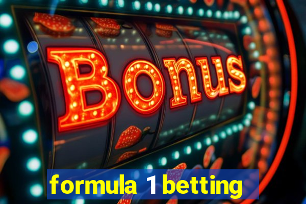 formula 1 betting