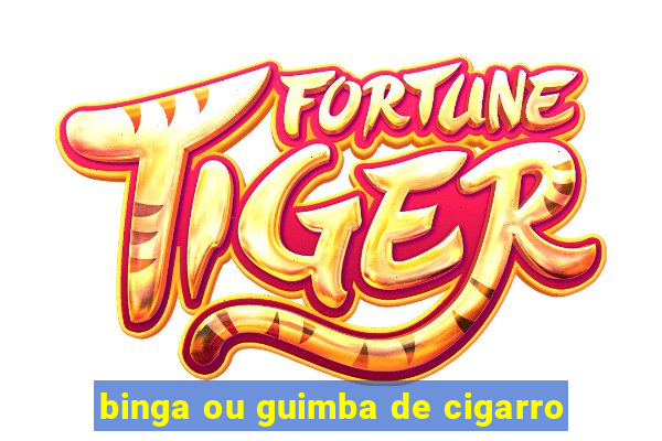 binga ou guimba de cigarro