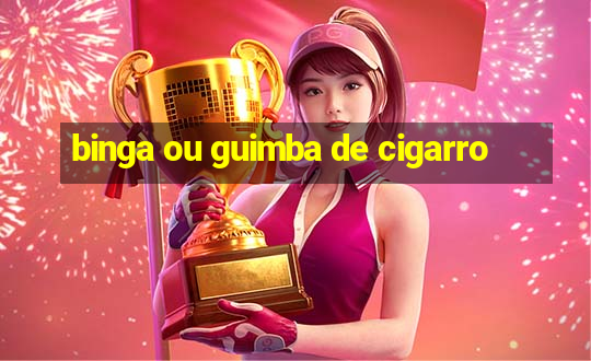 binga ou guimba de cigarro