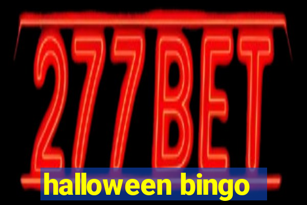 halloween bingo