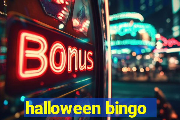 halloween bingo