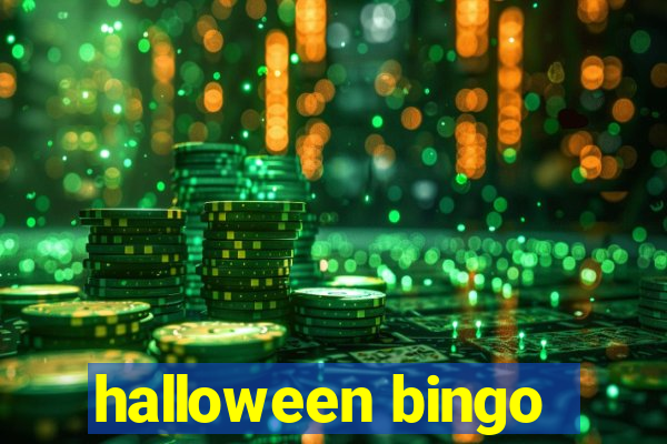 halloween bingo