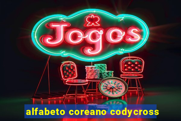 alfabeto coreano codycross