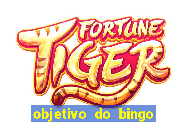 objetivo do bingo de letras