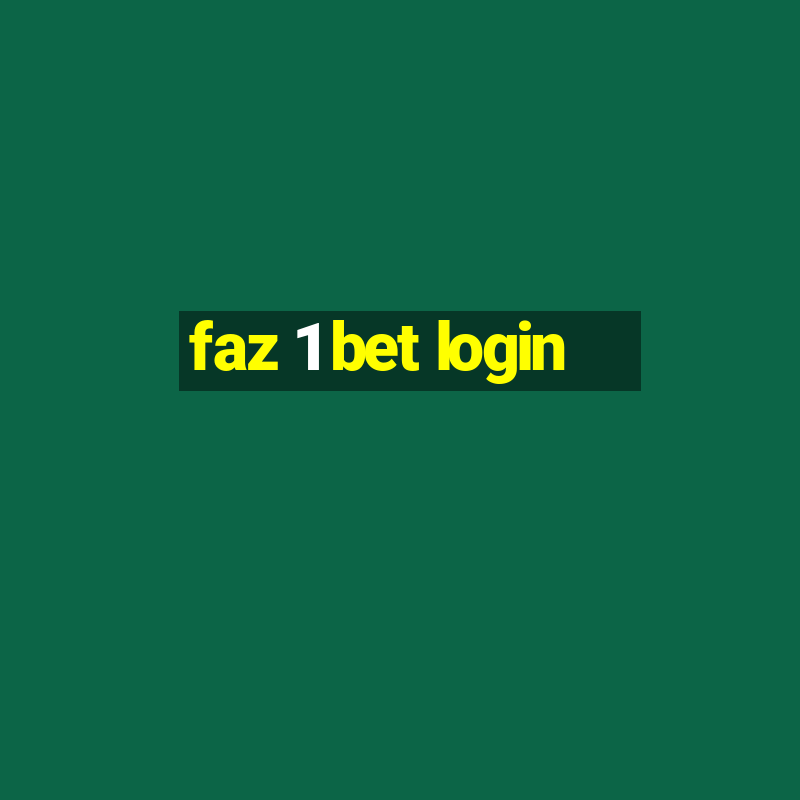 faz 1 bet login