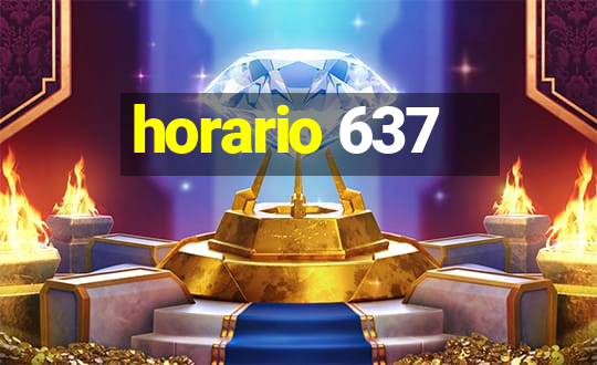 horario 637