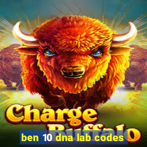 ben 10 dna lab codes