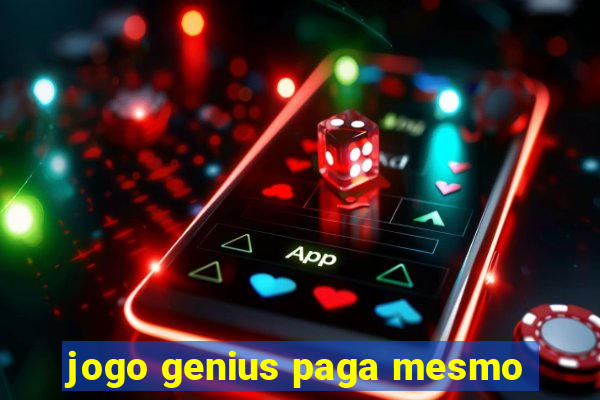 jogo genius paga mesmo