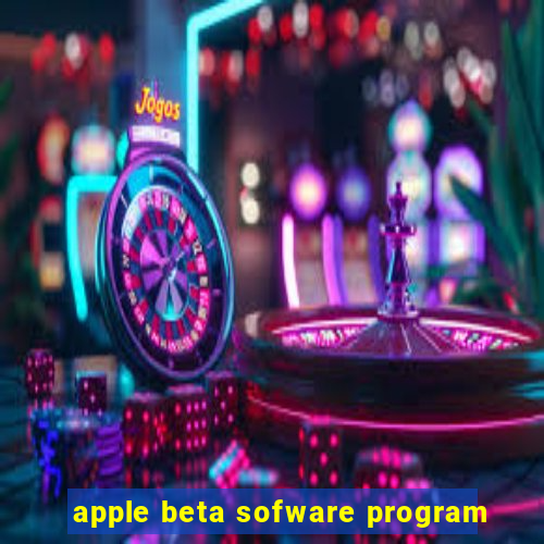 apple beta sofware program