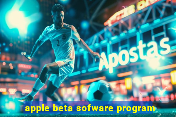 apple beta sofware program