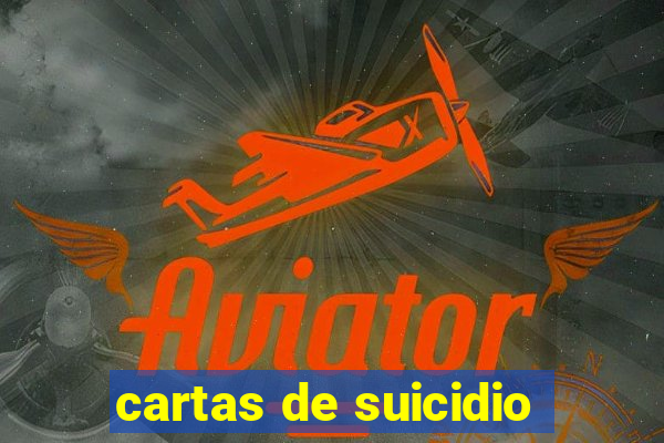 cartas de suicidio