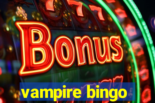 vampire bingo