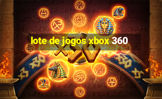 lote de jogos xbox 360