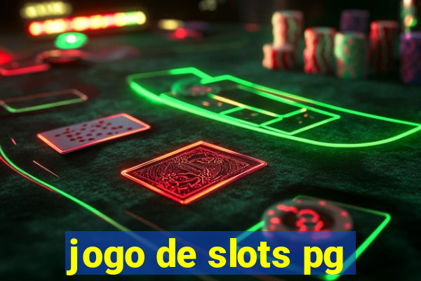 jogo de slots pg