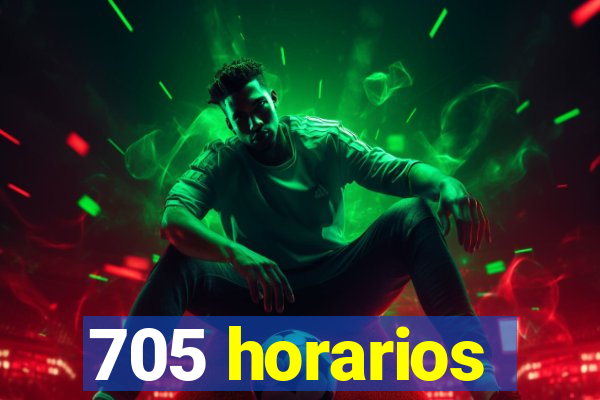 705 horarios