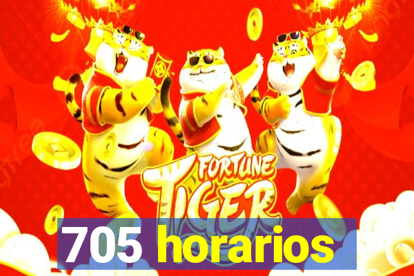 705 horarios