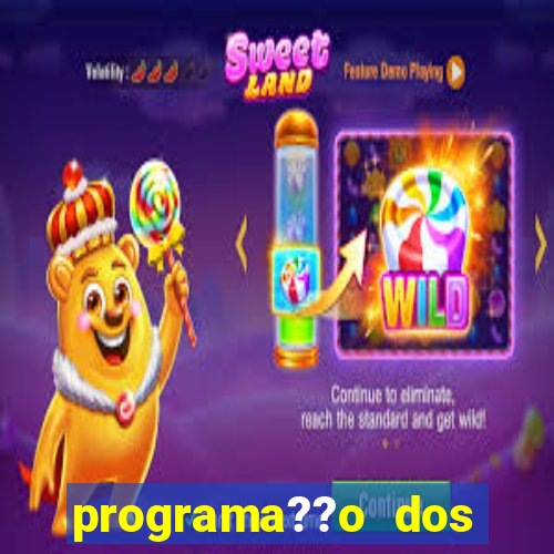 programa??o dos jogos de futebol