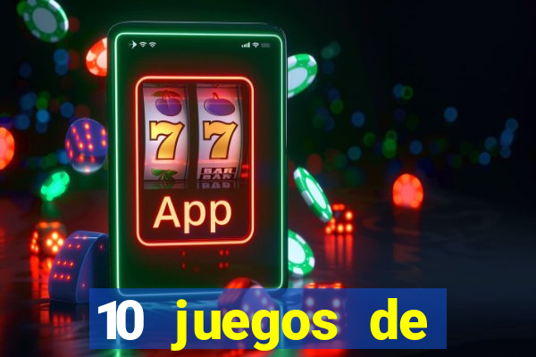 10 juegos de casino nombres