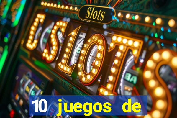 10 juegos de casino nombres