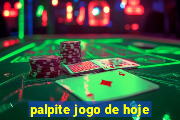 palpite jogo de hoje