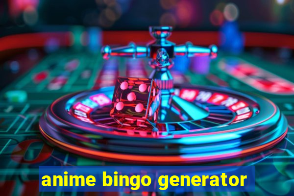 anime bingo generator