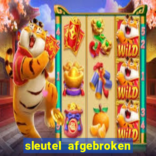 sleutel afgebroken in slot kast