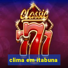 clima em itabuna