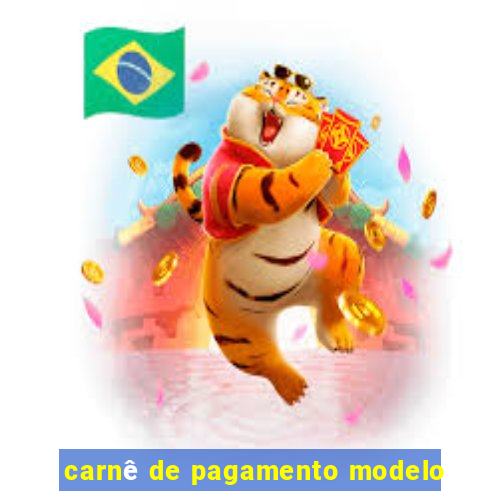 carnê de pagamento modelo