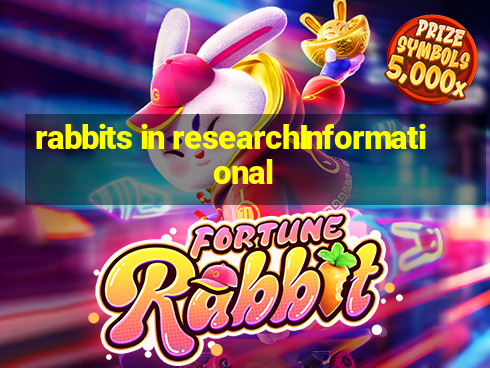 rabbits in researchInformational