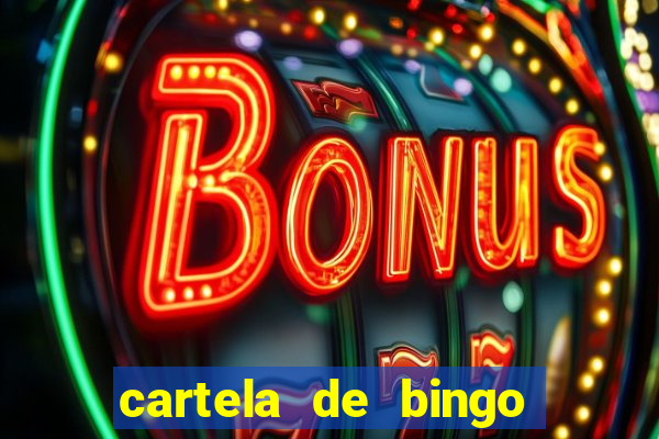 cartela de bingo da subtra??o para imprimir