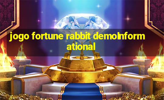 jogo fortune rabbit demoInformational