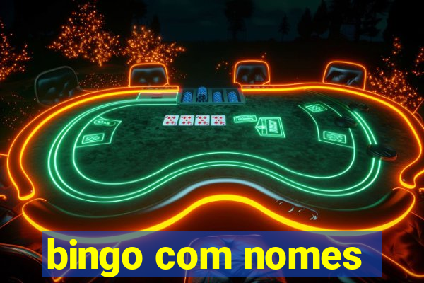 bingo com nomes