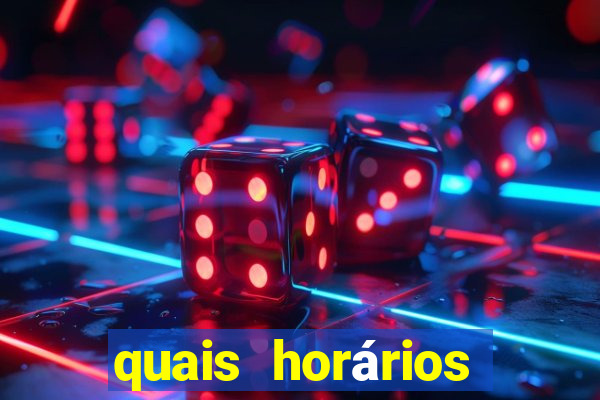 quais horários para jogar fortune tiger