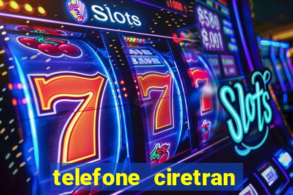 telefone ciretran de cruzeiro sp