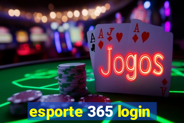 esporte 365 login