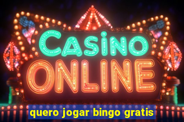 quero jogar bingo gratis