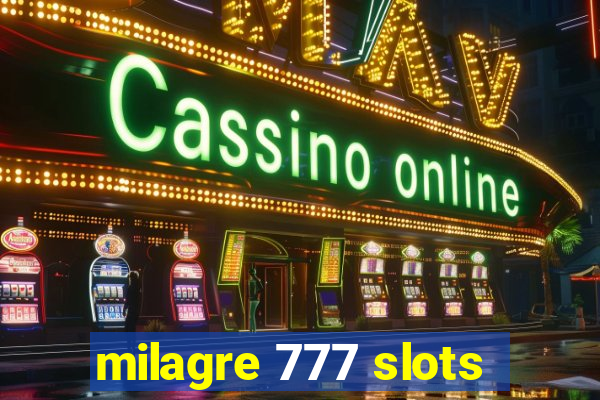 milagre 777 slots