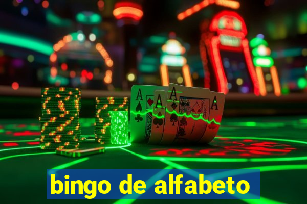 bingo de alfabeto