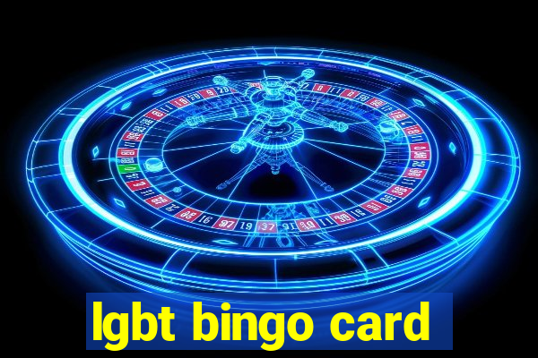 lgbt bingo card